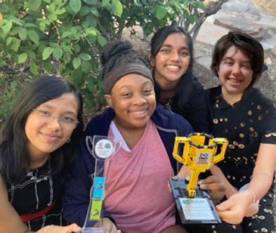 Education Empowers award winning All-Girls Robotics team